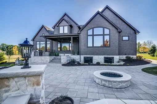 Backyard hardscape project