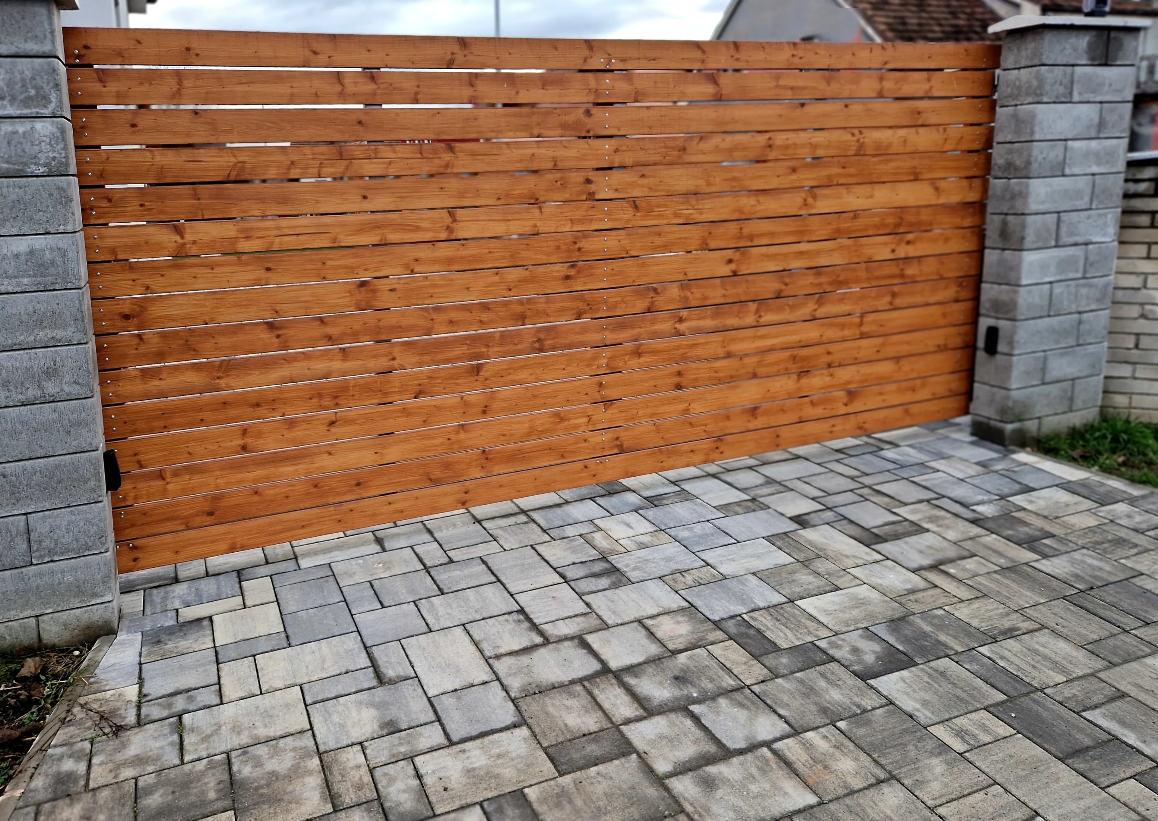 Retaining walls and steps construction